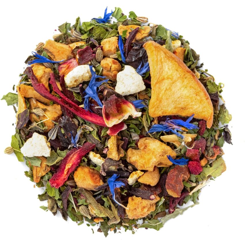 Tisane Brise Mentholée Bio Saveur Menthe et Réglisse par Made in Thé - Vue de haut