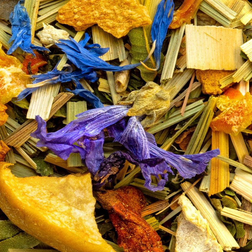 Tisane Jardin de Vénus Bio Saveur Citron et Orange par Made in Thé - Vue zoomée