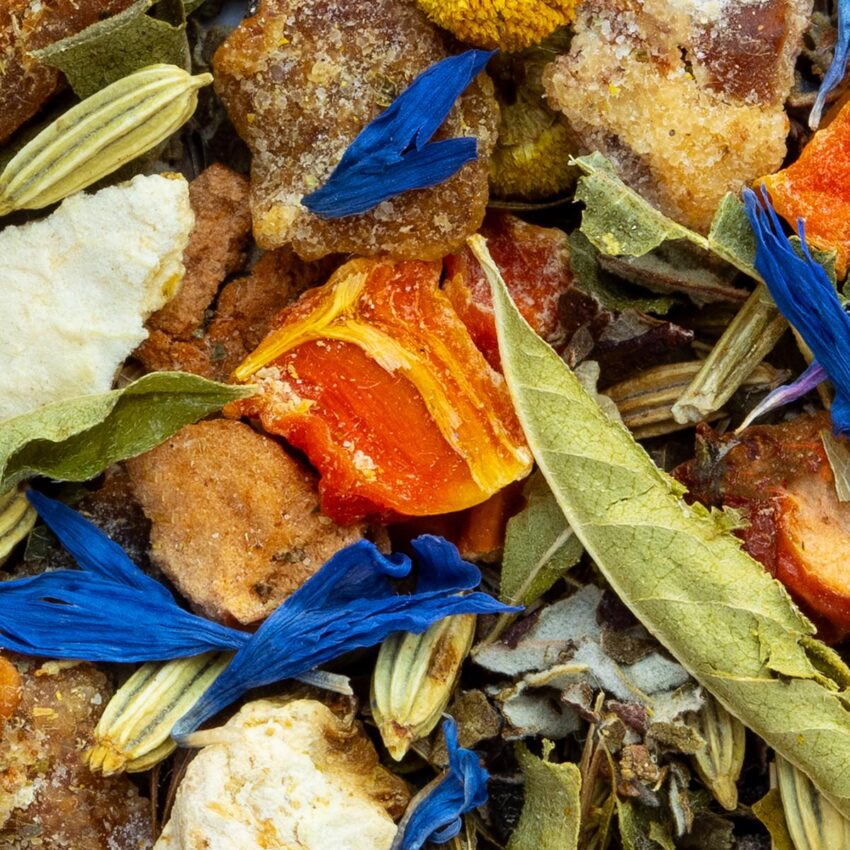 Tisane Douce Nuit Bio Saveur Citron et Pêche par Made in Thé - Vue zoomée