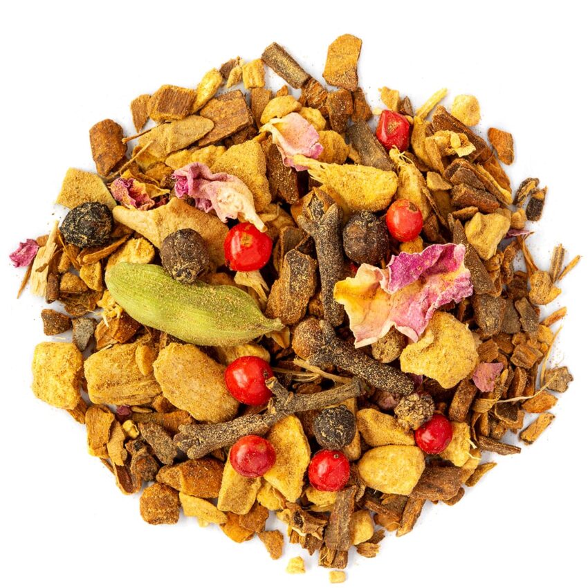 Tisane Éveil des Chakras Bio par Made in Thé - Vue de haut