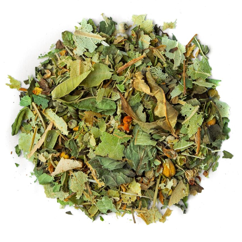 Tisane Fraîcheur du Tilleul Bio Saveur Menthe et Tilleul par Made in Thé - Vue de haut