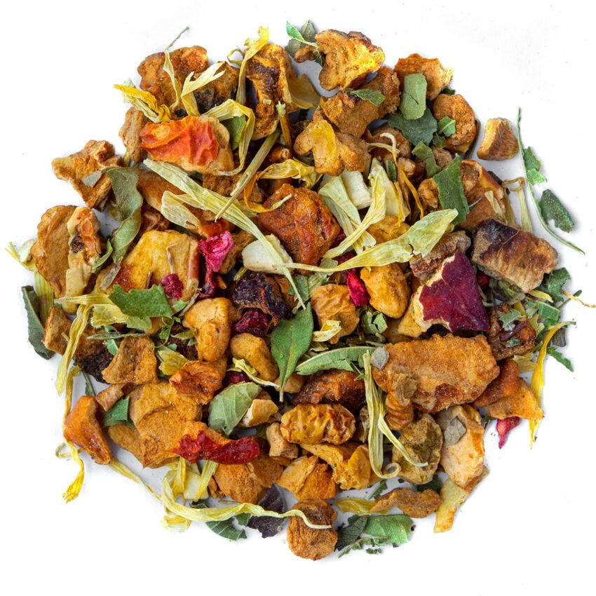 TIsane Nectar des Elfes Bio Saveur Baies sauvages et Citron par Made in Thé - Vue de haut