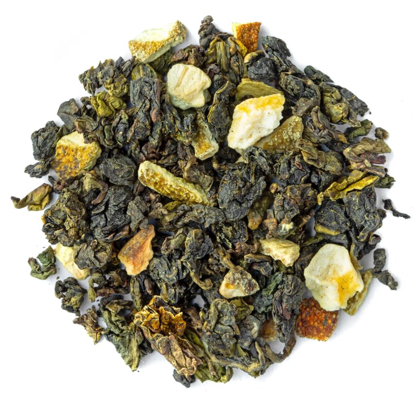 Oolong Orange Bio Saveur Orange par Made in Thé - Vue de haut