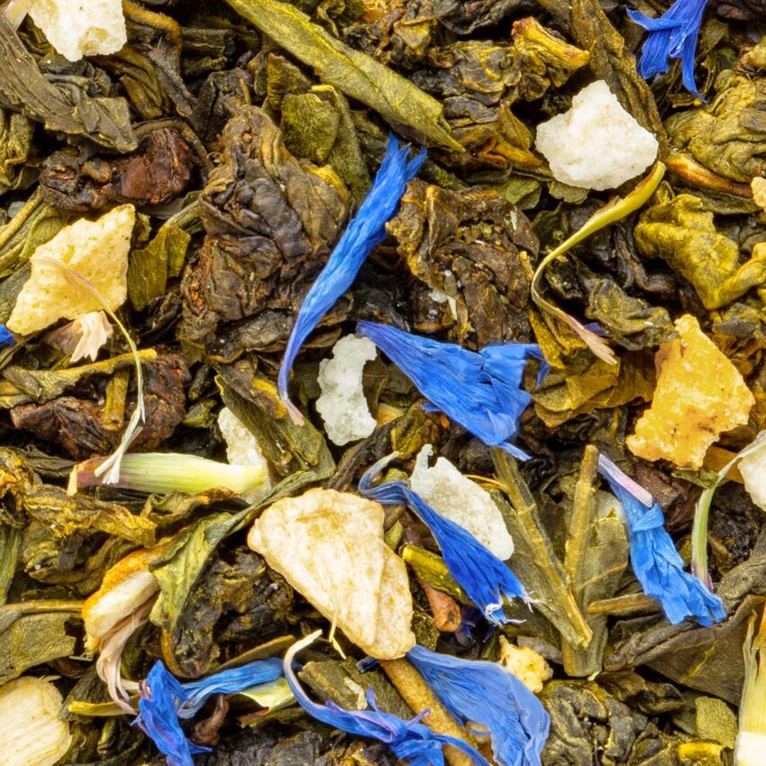 Oolong Pêche Vanillée Bio Saveur Pêche et Vanille par Made in Thé - Vue zoomée