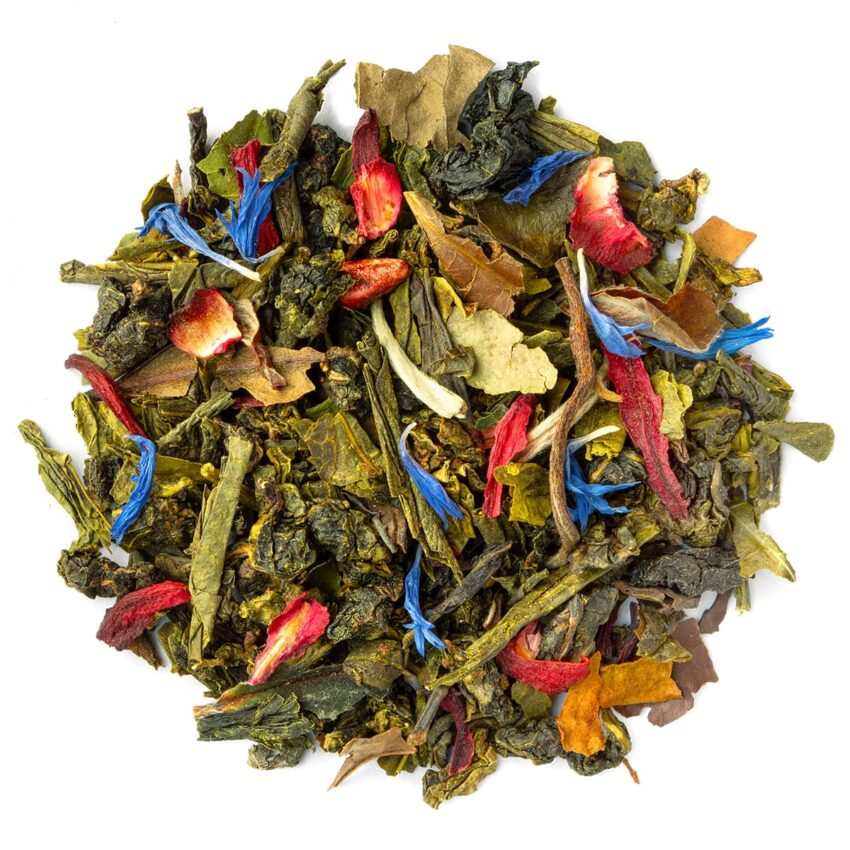 Oolong Miraculeux Saveur Grenade par Made in Thé - Vue de haut