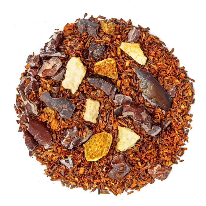 Rooibos Caramel Étoilé saveur Caramel et Citron en vrac par Made in Thé - Vue de haut