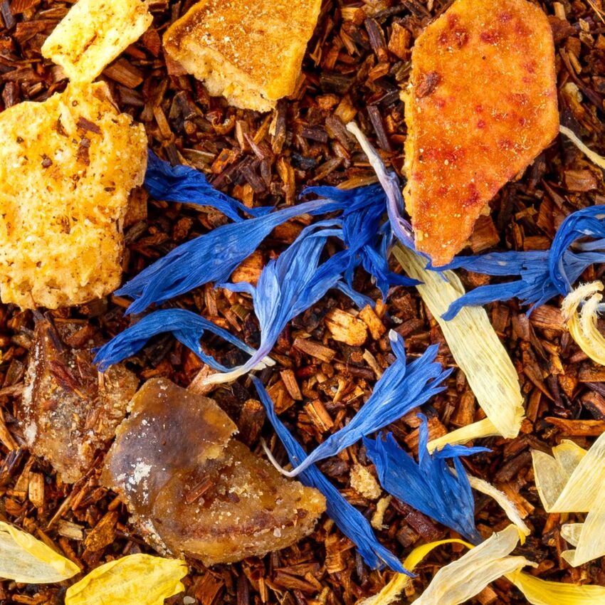 Rooibos Soleil du Verger Bio saveur Abricot et Pêche en vrac par Made in Thé - Vue zoomée