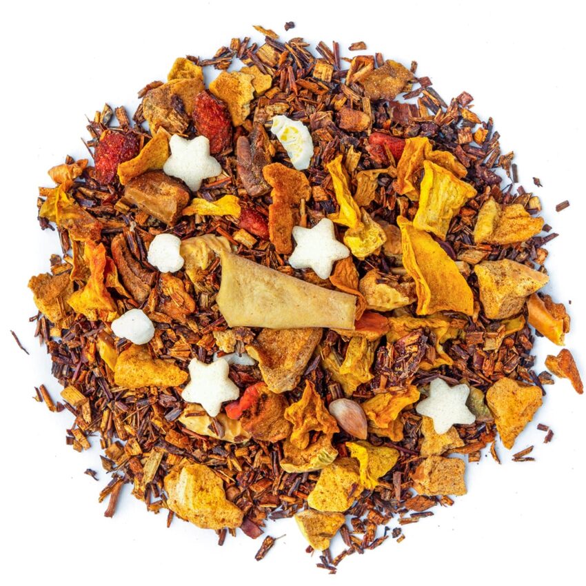 Rooibos P’tits Fantômes saveur Citrouille par Made in Thé - Vue de haut